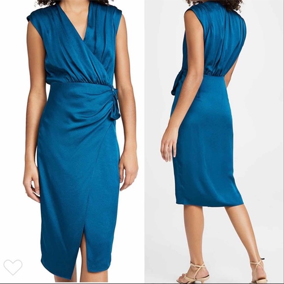 NWT Veronica Beard Clarissa Dress Cerulean Sz 14